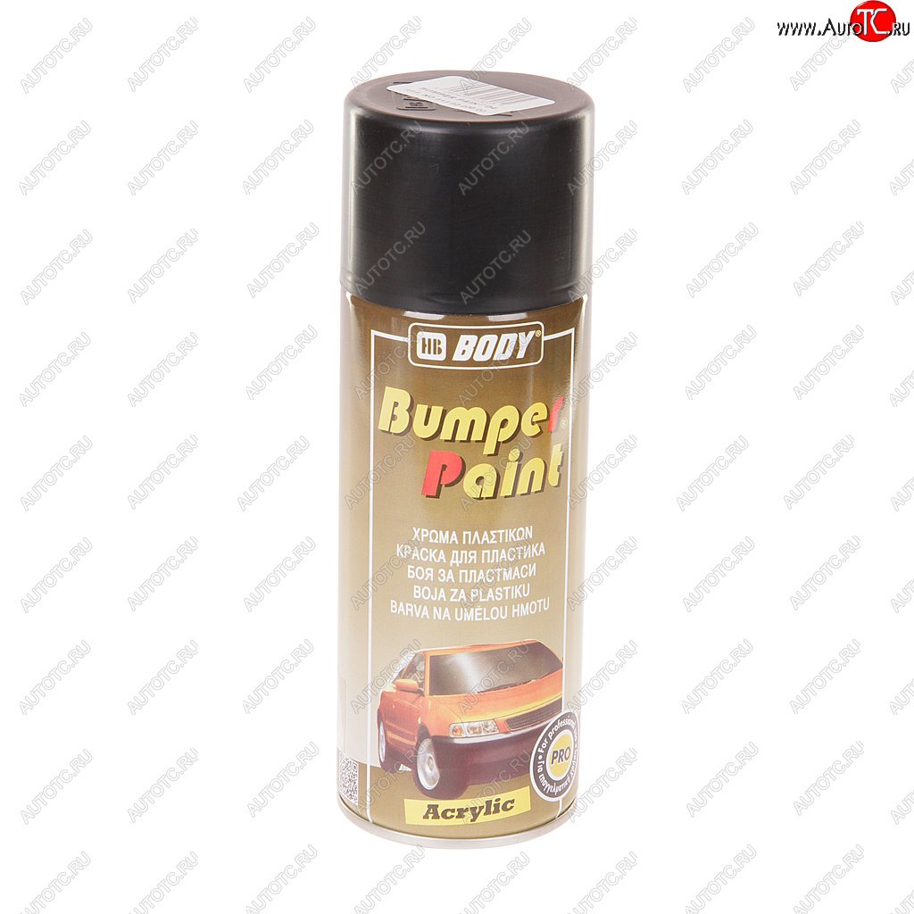 1 019 р. Краска для бамперов черная аэрозоль Bumper Paint 400мл BODY BODY 5130200000  с доставкой в г. Майкоп