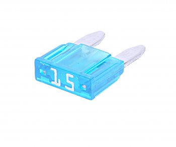 19 р. Предохранитель 15А флажковый MINI (1шт.) FLOSSER FLOSSER 514815(504815)  с доставкой в г. Майкоп. Увеличить фотографию 1