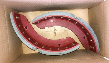 7 499 р. Колодки тормозные ЛИАЗ-5256 (2шт.) комплект на колесо BRAKE BLOCKS BRAKE BLOCKS 5256-3501092  с доставкой в г. Майкоп. Увеличить фотографию 4