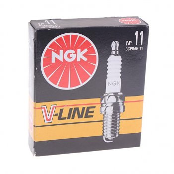 299 р. Свеча зажигания ВАЗ-2112 V-LINE №11 (1шт.) NGK NGK 5282  с доставкой в г. Майкоп. Увеличить фотографию 2