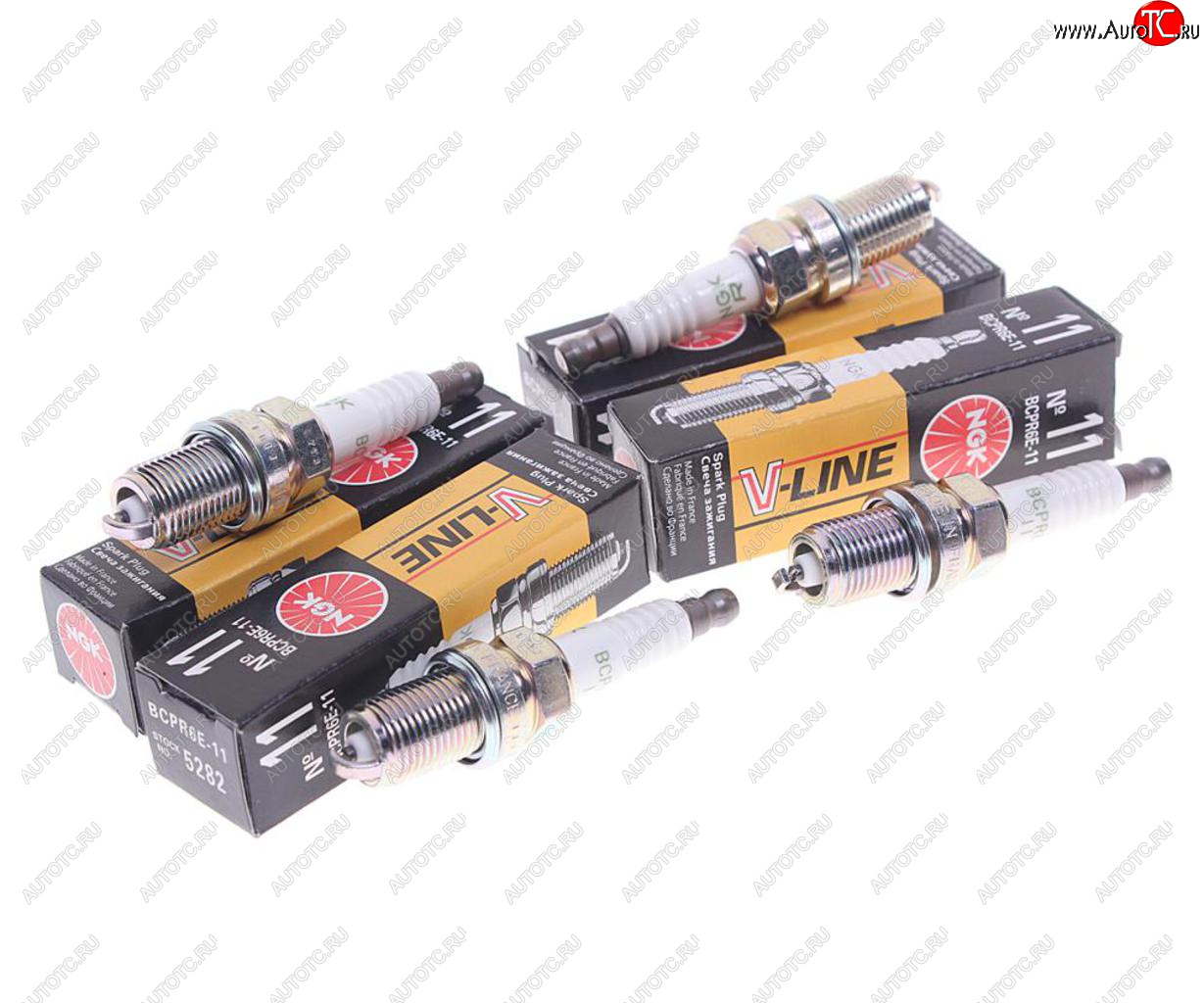 299 р. Свеча зажигания ВАЗ-2112 V-LINE №11 (1шт.) NGK NGK 5282  с доставкой в г. Майкоп