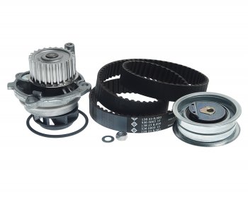 9 349 р. Комплект ГРМ VW AUDI A3 (96-13),A4 (94-08) SKODA Octavia (97-) (с помпой для 1.6) INA INA 530017131  с доставкой в г. Майкоп. Увеличить фотографию 1