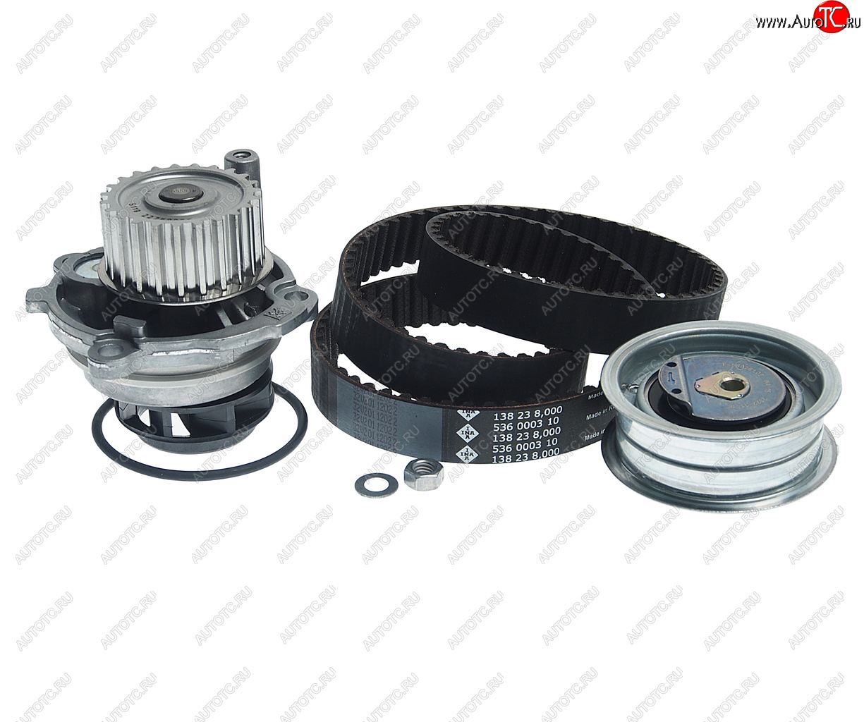 9 349 р. Комплект ГРМ VW AUDI A3 (96-13),A4 (94-08) SKODA Octavia (97-) (с помпой для 1.6) INA INA 530017131  с доставкой в г. Майкоп