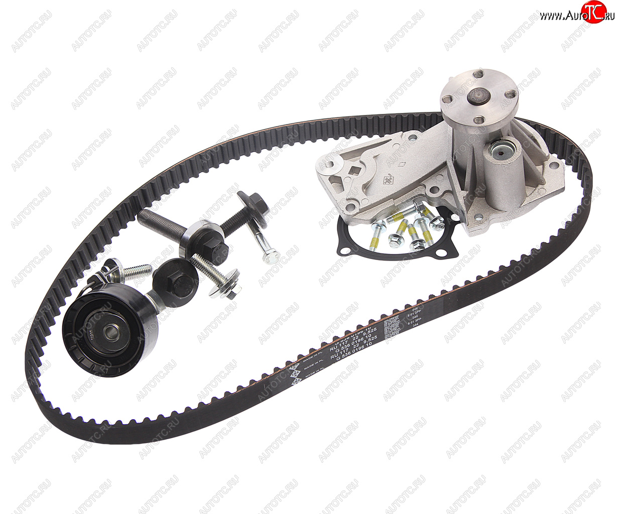 14 299 р. Комплект ГРМ FORD Fusion,Focus 2 (1.41.6) с насосом водяным INA INA 530049530  с доставкой в г. Майкоп