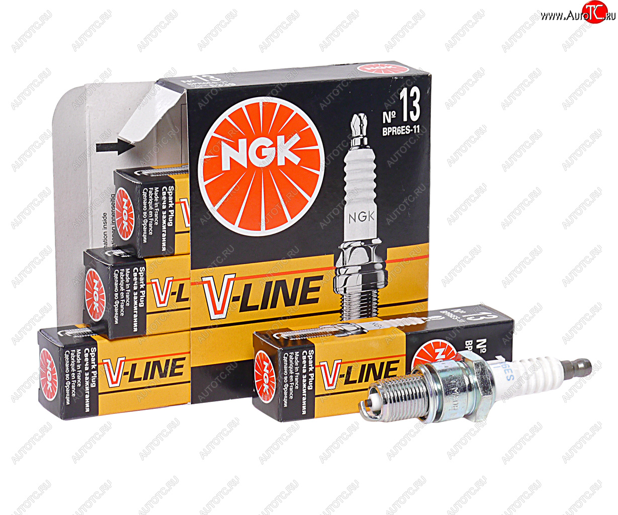 529 р. Свеча зажигания ВАЗ-2111 V8 V-LINE №13 NGK (1шт.) NGK 5339  с доставкой в г. Майкоп