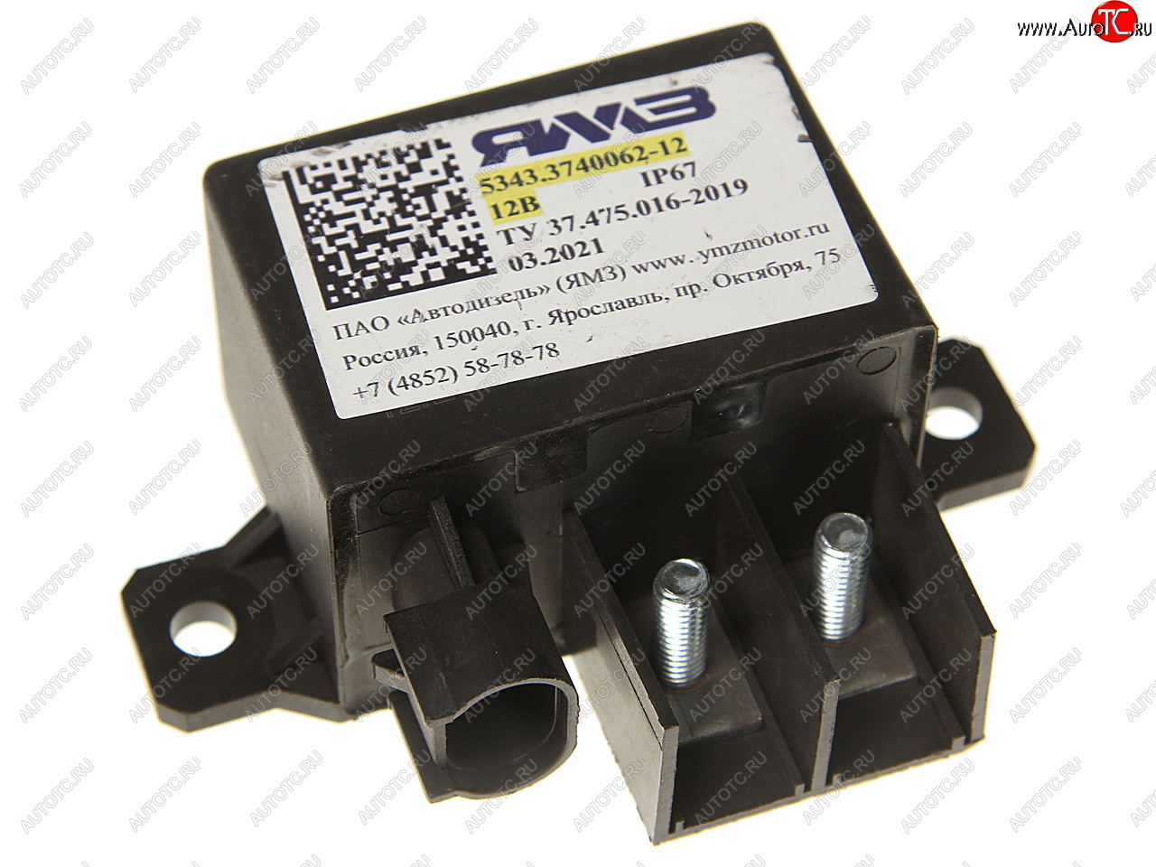 4 699 р. Реле включения свечей накаливания ЯМЗ-650.10 V23132-B2002-A200B200 (ан 650.3740062) 12V АВТОДИЗЕЛЬ ЯМЗ 5343.3740062-12  с доставкой в г. Майкоп