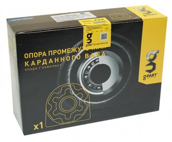 1 099 р. Опора вала карданного ГАЗ-3310,3309,53,ПАЗ в сборе G-PART (ОАО ГАЗ) G-PART 53а-2202081-22  с доставкой в г. Майкоп. Увеличить фотографию 3