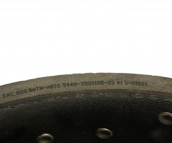5 349 р. Колодки тормозные МАЗ-5440,6430,650136,65669 передние (1шт.) ЗТМ ЗТМ 5440-3501091  с доставкой в г. Майкоп. Увеличить фотографию 6