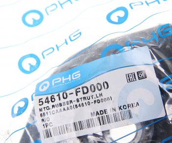 1 399 р. Опора амортизатора KIA Rio (00-) переднего левая PHG PHG 54610-fd000  с доставкой в г. Майкоп. Увеличить фотографию 3