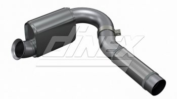42 799 р. Труба выхлопная глушителя КАМАЗ-5490 MERCEDES с гофрой (нерж.1,5 мм) и резонатором E-line DINEX DINEX 5aa014 DINEX 5aa014  с доставкой в г. Майкоп. Увеличить фотографию 1