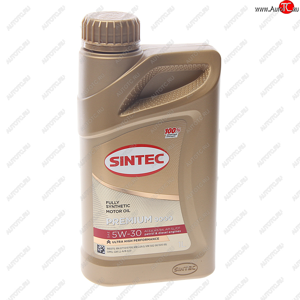 859 р. Масло моторное PREMIUM 9000 A3B4 5W30 синт.1л SINTEC SINTEC 600102  с доставкой в г. Майкоп