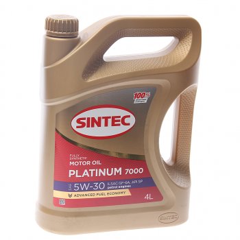 2 079 р. Масло моторное Platinum 7000 GF-6A 5W30 синт.4л SINTEC SINTEC 600153  с доставкой в г. Майкоп. Увеличить фотографию 1