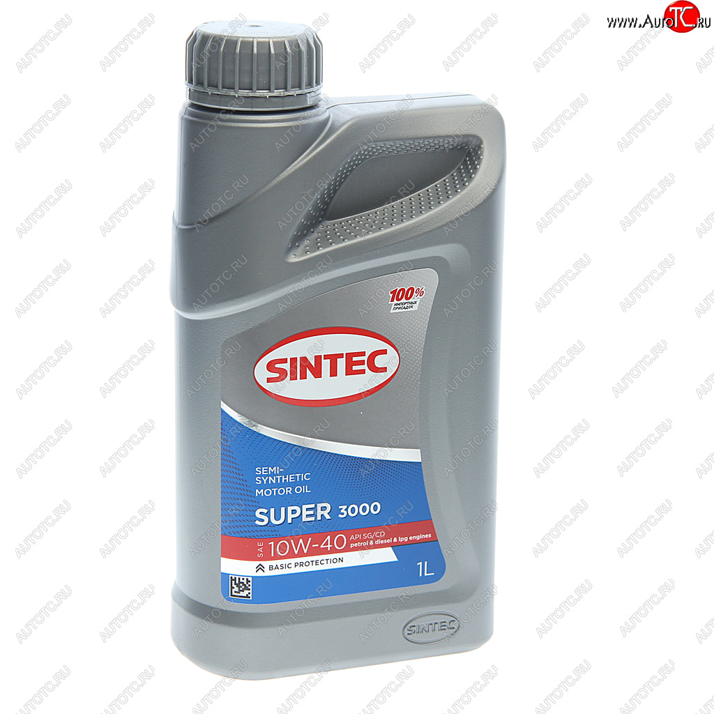 299 р. Масло моторное Super 3000 SGCD 10W40 псинт.1л SINTEC SINTEC 600239  с доставкой в г. Майкоп
