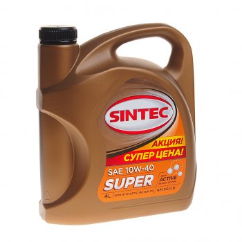 1 059 р. Масло моторное Super 3000 SGCD 10W40 псинт.4л SINTEC SINTEC 600240  с доставкой в г. Майкоп. Увеличить фотографию 1