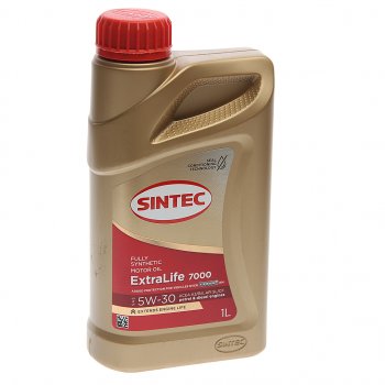 699 р. Масло моторное ExtraLife 7000 A3B4 5W30 синт.1л SINTEC SINTEC 600255  с доставкой в г. Майкоп. Увеличить фотографию 1