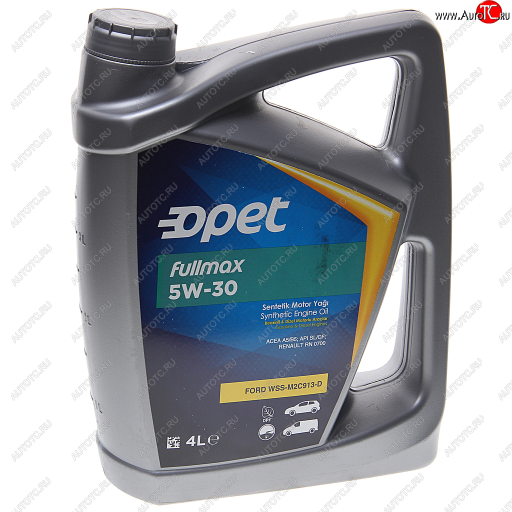 3 899 р. Масло моторное FULLMAX 5W30 синт.4л OPET OPET 601214875  с доставкой в г. Майкоп