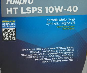 16 999 р. Масло дизельное FULLPRO HT LSPS 10W40 синт.20л OPET OPET 601215254  с доставкой в г. Майкоп. Увеличить фотографию 2