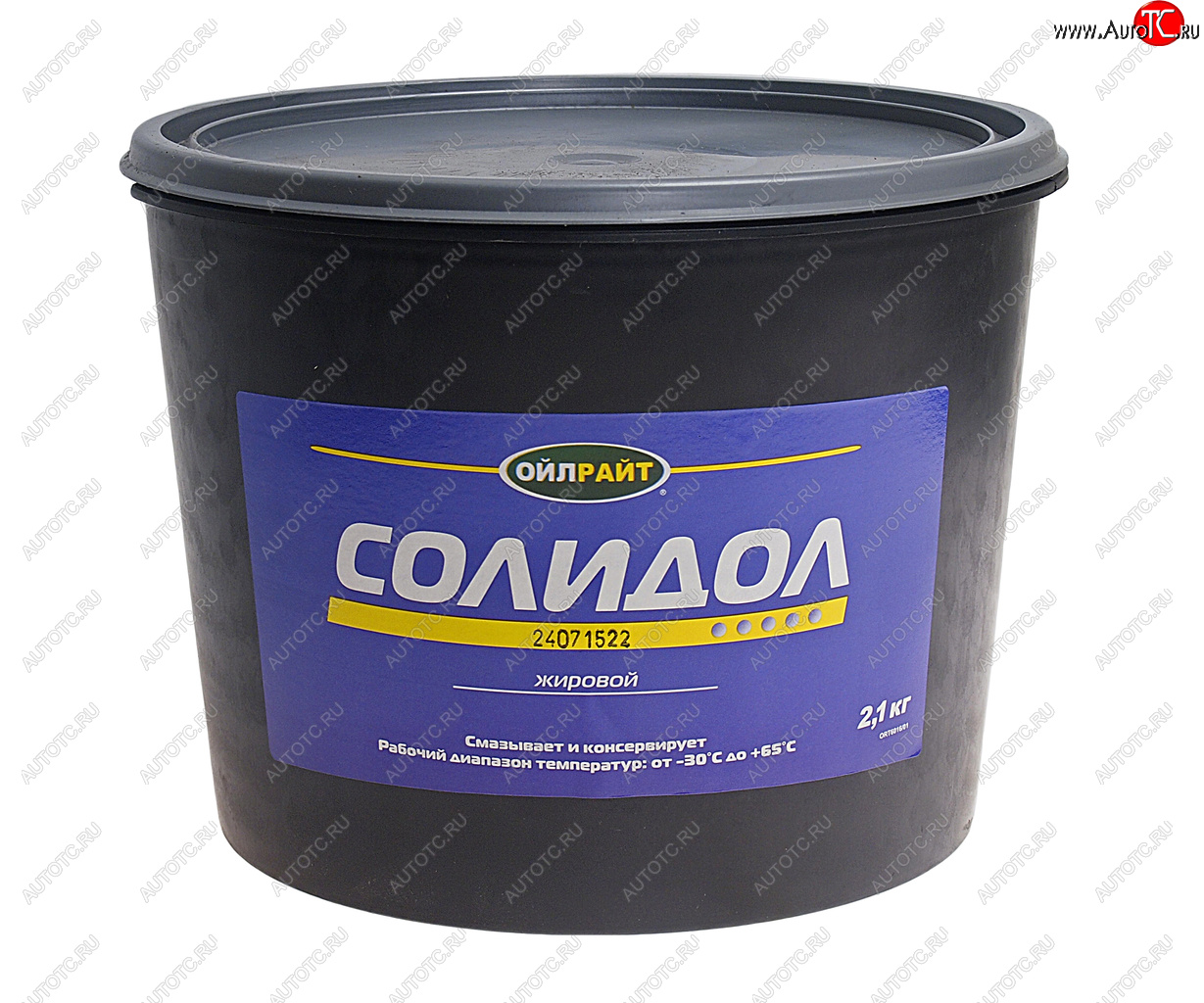 479 р. Смазка СОЛИДОЛ Жировой 2кг OIL RIGHT OIL RIGHT 6016  с доставкой в г. Майкоп