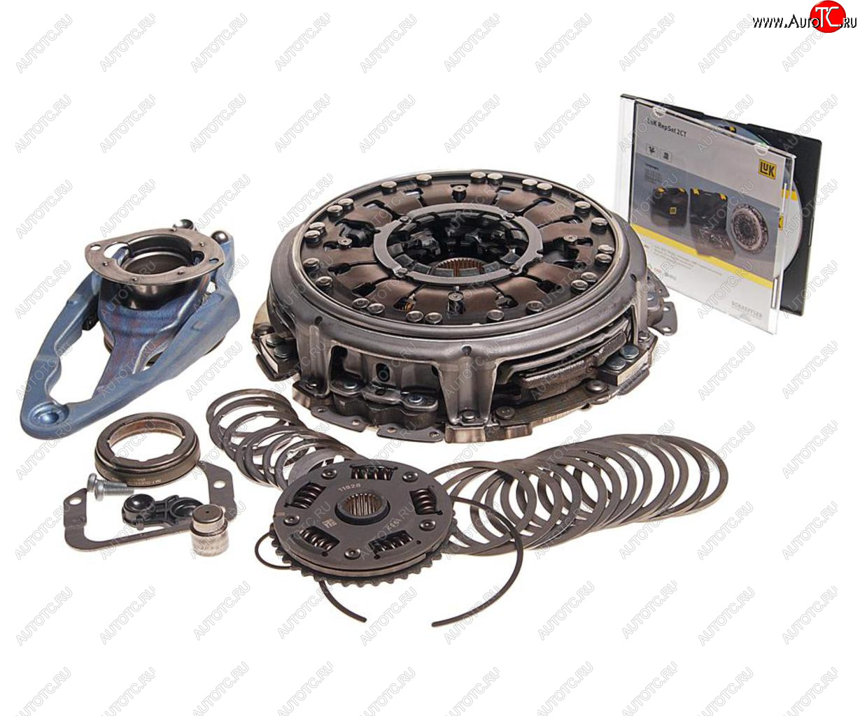 61 999 р. Сцепление VW Passat B6,B7,Golf 5,6 AUDI A3 SKODA (1.2-1.8 TFSI) (DSG) комплект LUK LUK 602000100  с доставкой в г. Майкоп