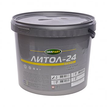 1 869 р. Смазка ЛИТОЛ-24 5кг OIL RIGHT OIL RIGHT 6051  с доставкой в г. Майкоп. Увеличить фотографию 1