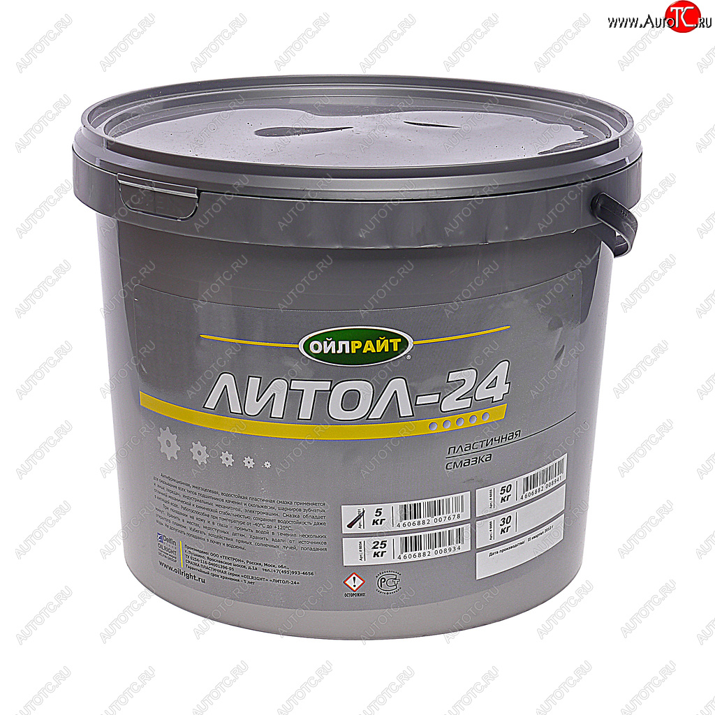 1 869 р. Смазка ЛИТОЛ-24 5кг OIL RIGHT OIL RIGHT 6051  с доставкой в г. Майкоп