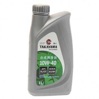 769 р. Масло моторное API SLCF 10W40 псинт.1л TAKAYAMA TAKAYAMA 605525  с доставкой в г. Майкоп. Увеличить фотографию 1