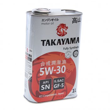 889 р. Масло моторное Adaptec SNGF-5 5W30 синт.1л TAKAYAMA TAKAYAMA 605584  с доставкой в г. Майкоп. Увеличить фотографию 1