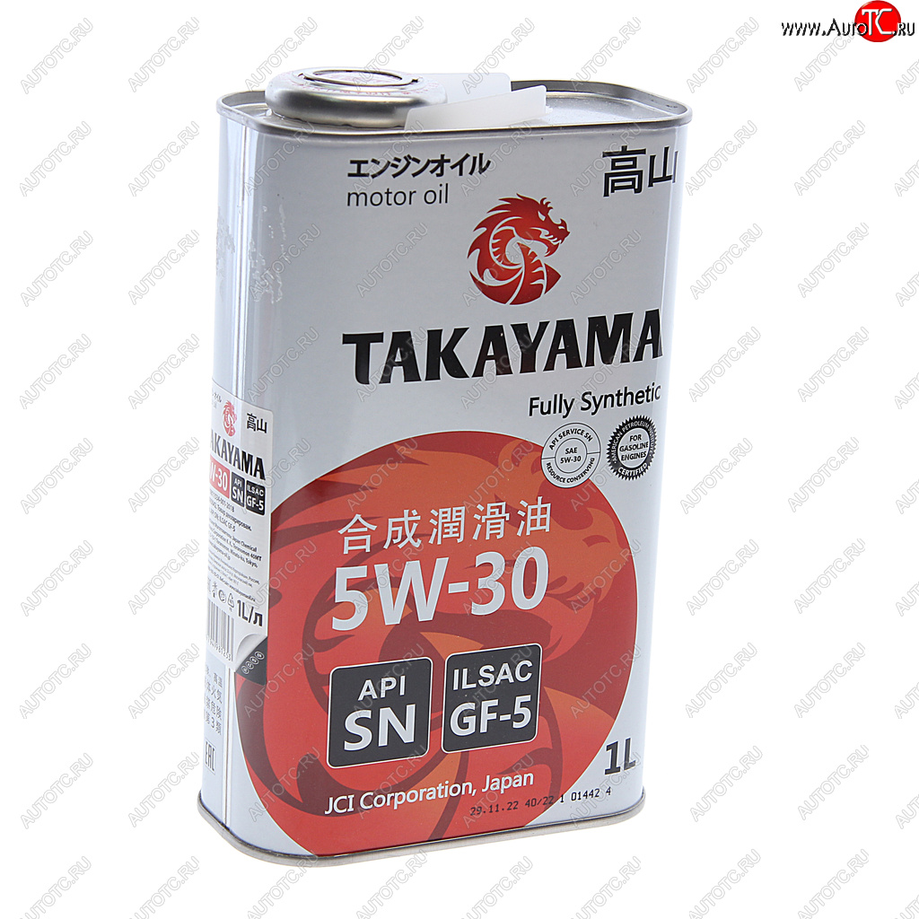889 р. Масло моторное Adaptec SNGF-5 5W30 синт.1л TAKAYAMA TAKAYAMA 605584  с доставкой в г. Майкоп
