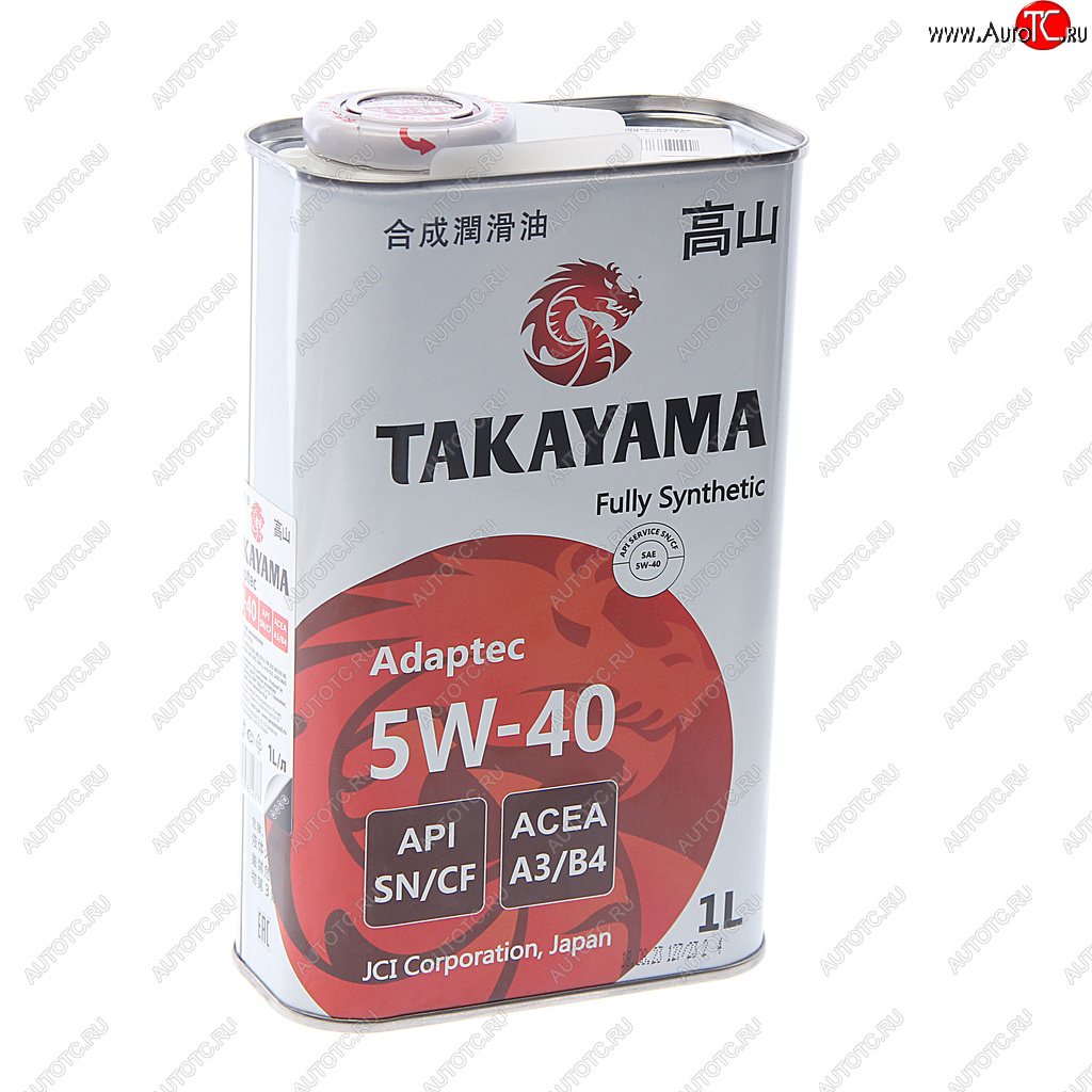 939 р. Масло моторное Adaptec SNCF 5W40 синт.1л TAKAYAMA TAKAYAMA 605586  с доставкой в г. Майкоп