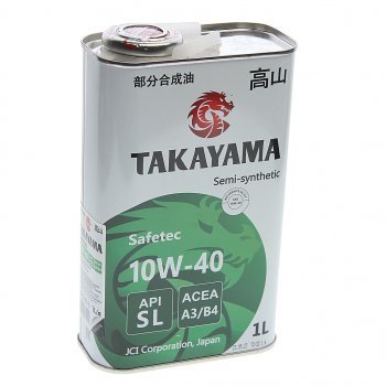 789 р. Масло моторное Safetec A3B4 10W40 псинт.1л TAKAYAMA TAKAYAMA 605590  с доставкой в г. Майкоп. Увеличить фотографию 1