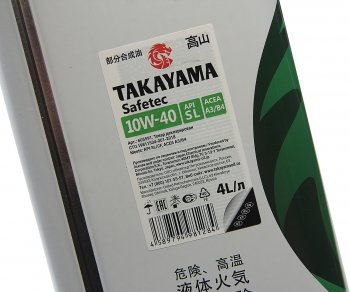 2 379 р. Масло моторное Safetec A3B4 10W40 псинт.4л TAKAYAMA TAKAYAMA 605591  с доставкой в г. Майкоп. Увеличить фотографию 2