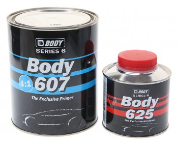 1 889 р. Грунт серый акриловый 607 UHS 2K 4+1 0.8кг с отвердителем HB625 0.2л BODY BODY 6070700001  с доставкой в г. Майкоп. Увеличить фотографию 1