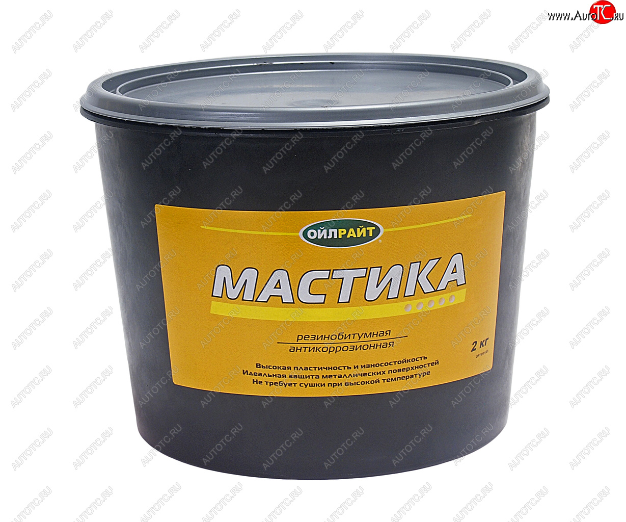 489 р. Антикор для наружных поверхностей мастика резинобитумная 2кг OIL RIGHT OIL RIGHT 6101  с доставкой в г. Майкоп