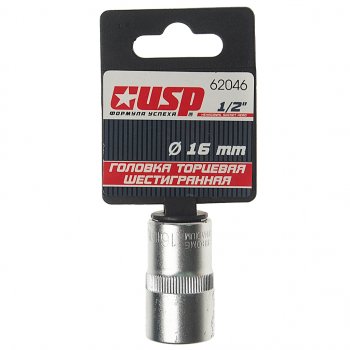 85 р. Головка торцевая 1/2 16мм USP USP 62046 USP 62046  с доставкой в г. Майкоп. Увеличить фотографию 1