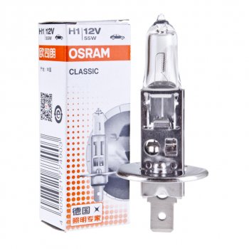 139 р. Лампа 12V H1 55W P14.5s OSRAM OSRAM 64150clc  с доставкой в г. Майкоп. Увеличить фотографию 1