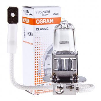 120 р. Лампа 12V H3 55W PK22s OSRAM OSRAM 64151clc  с доставкой в г. Майкоп. Увеличить фотографию 1