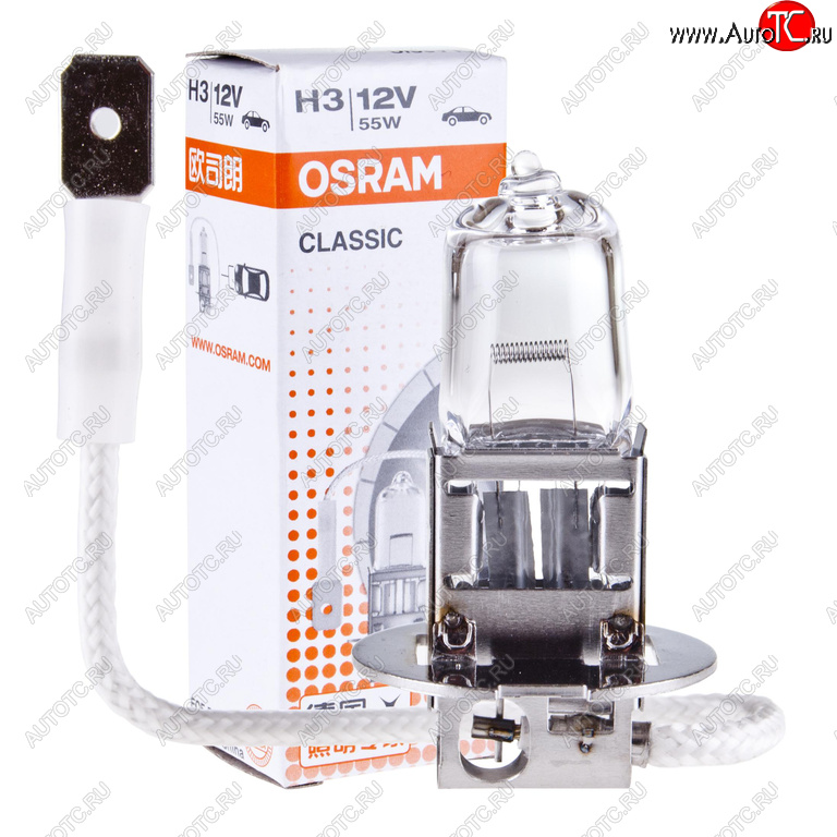 120 р. Лампа 12V H3 55W PK22s OSRAM OSRAM 64151clc  с доставкой в г. Майкоп