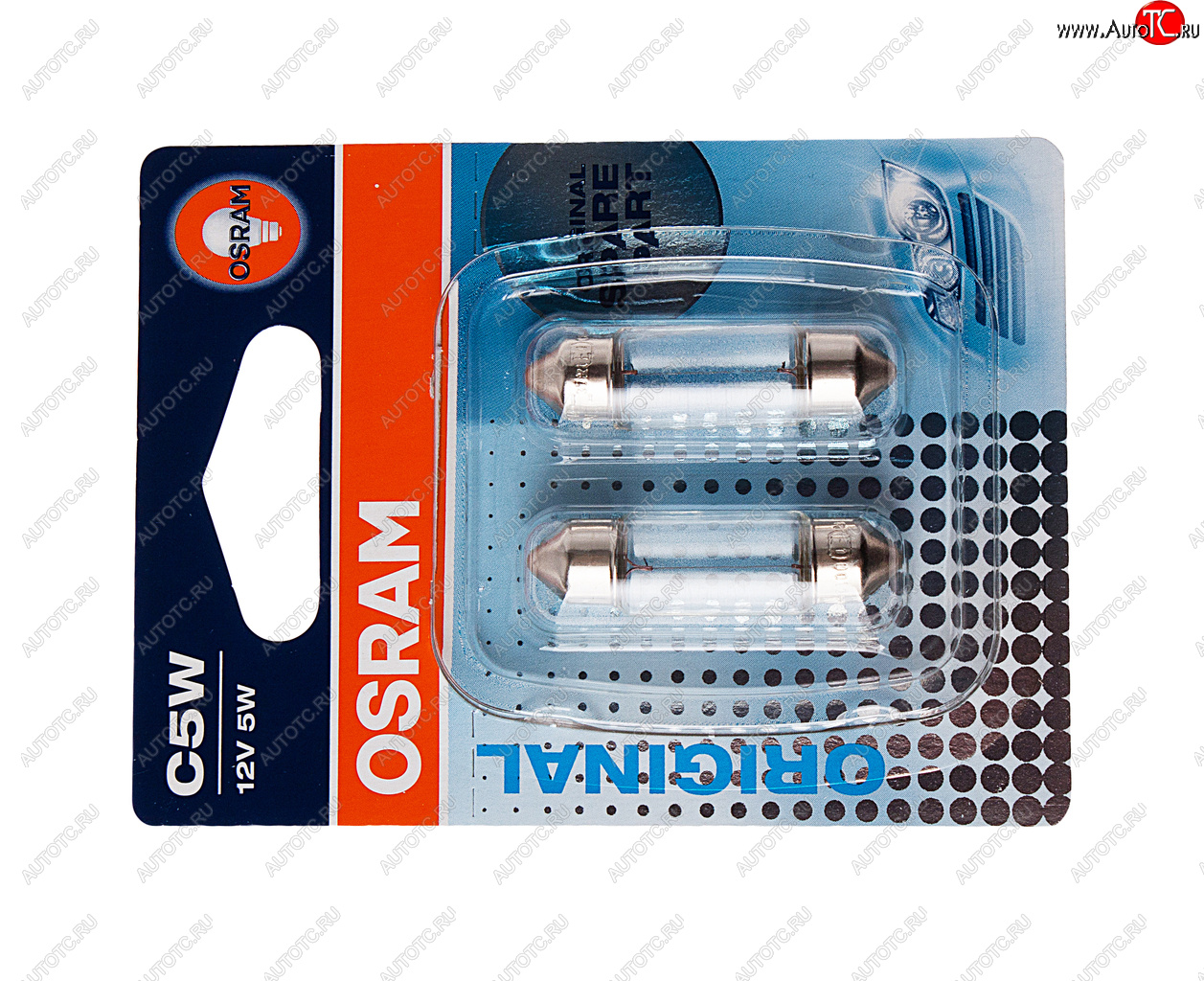 181 р. Лампа 12V C5W SV8.5-8 блистер (2шт.) OSRAM OSRAM 6418-02b  с доставкой в г. Майкоп