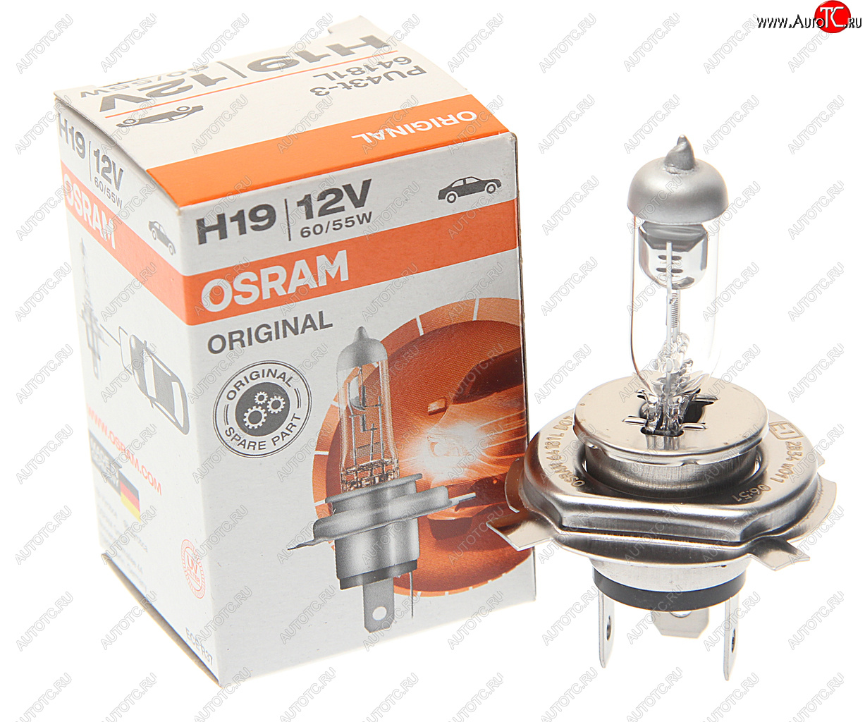 779 р. Лампа 12V H19 6055W PU43t-3 OSRAM OSRAM 64181l  с доставкой в г. Майкоп