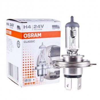 230 р. Лампа 24V H4 7570W P43t-38 OSRAM OSRAM 64196clc  с доставкой в г. Майкоп. Увеличить фотографию 1