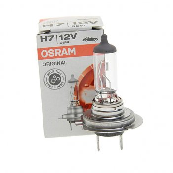 266 р. Лампа 12V H7 55W PX26d OSRAM OSRAM 64210  с доставкой в г. Майкоп. Увеличить фотографию 1