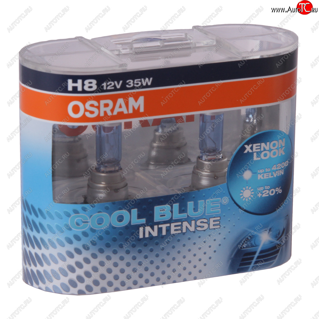 3 289 р. Лампа 12V H8 35W PGJ19-1 бокс (2шт.) Cool Blue Intense OSRAM OSRAM 64212cbi-hcb  с доставкой в г. Майкоп