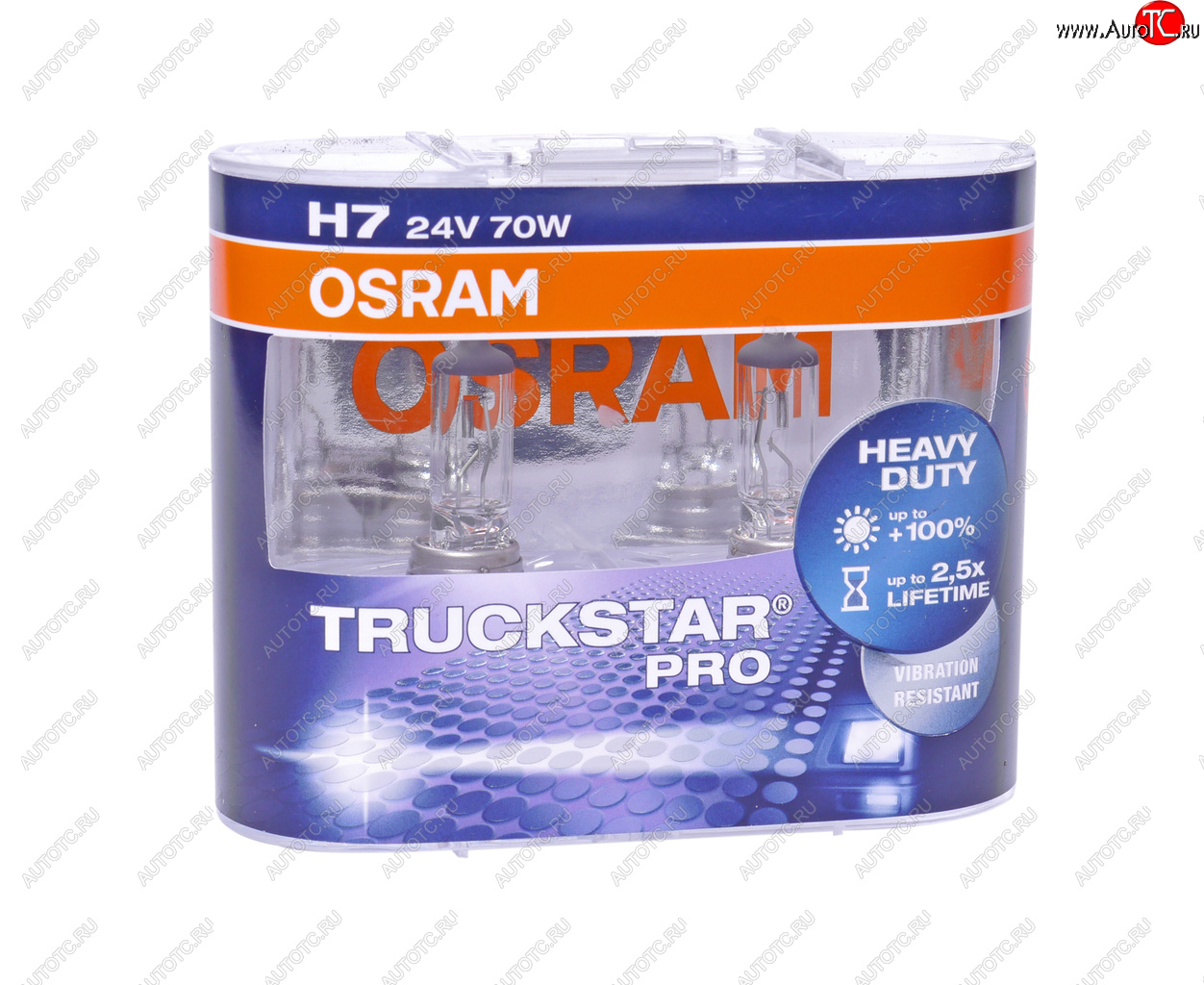 1 779 р. Лампа 24V H7 70W PX26d +100% бокс (2шт.) Truckstar Pro OSRAM OSRAM 64215tsp-hcb  с доставкой в г. Майкоп