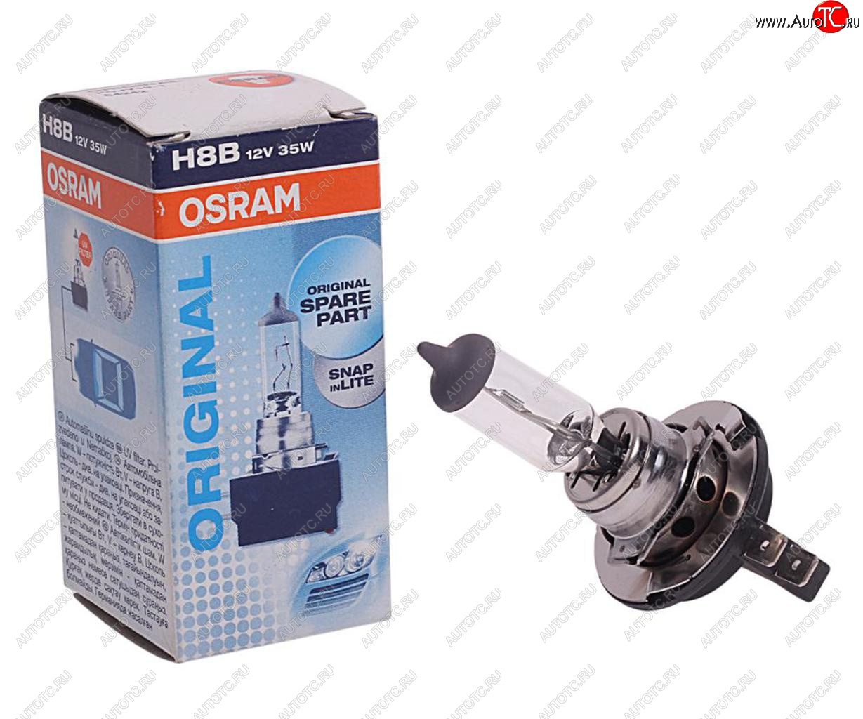 1 299 р. Лампа 12V H8B 35W PGJ19-1 OSRAM OSRAM 64242  с доставкой в г. Майкоп