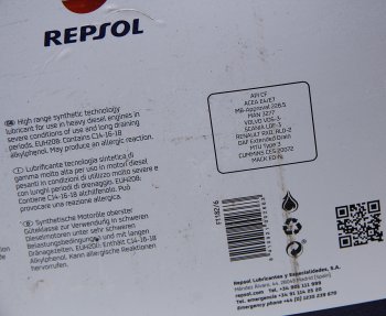 11 599 р. Масло дизельное DIESEL TURBO UHPD 10W40 синт.20л REPSOL REPSOL 6426r  с доставкой в г. Майкоп. Увеличить фотографию 2