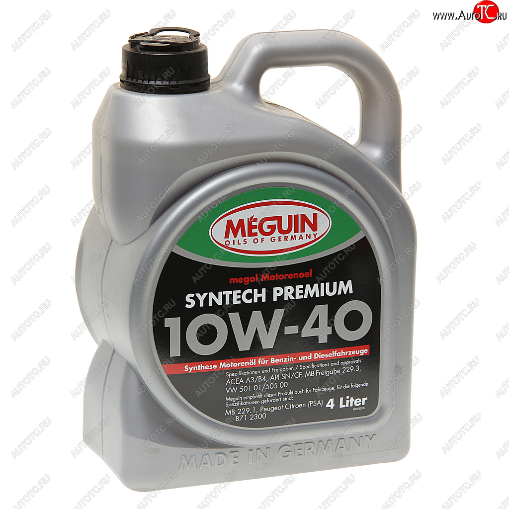 4 199 р. Масло моторное PREMIUM SYNTECH 10W40 HC-синт.4л MEGUIN MEGUIN 6475  с доставкой в г. Майкоп
