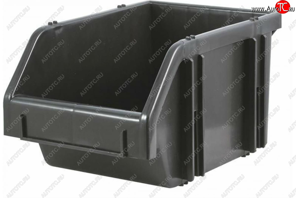 439 р. Лоток складской 350х210х160мм черный FIT FIT 65695  с доставкой в г. Майкоп