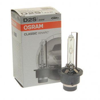 3 499 р. Лампа ксеноновая D2S 35W P32d-2 4150K 85V Classic OSRAM OSRAM 66240clc-fs  с доставкой в г. Майкоп. Увеличить фотографию 1