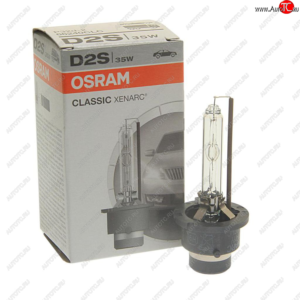 3 499 р. Лампа ксеноновая D2S 35W P32d-2 4150K 85V Classic OSRAM OSRAM 66240clc-fs  с доставкой в г. Майкоп