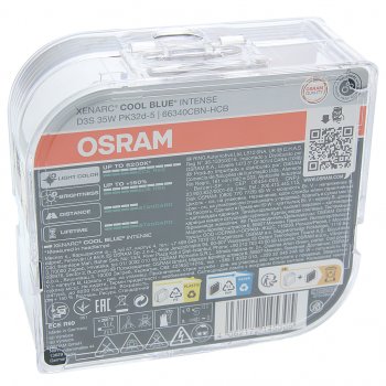 13 999 р. Лампа ксеноновая D3S 35W PK32d-5 +150% 6200K 42V 3200лм бокс (2шт.) Cool Blue Intense NextGen OSRAM OSRAM 66340cbn-hcb OSRAM 66340cbn-hcb  с доставкой в г. Майкоп. Увеличить фотографию 2